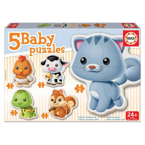 Puzzles Progresivos Baby Animales