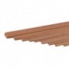 Listón de Nogal 1 x 4 mm (10 uds)