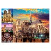 Puzzle 1000 Piezas Collage de Notre Dame, París