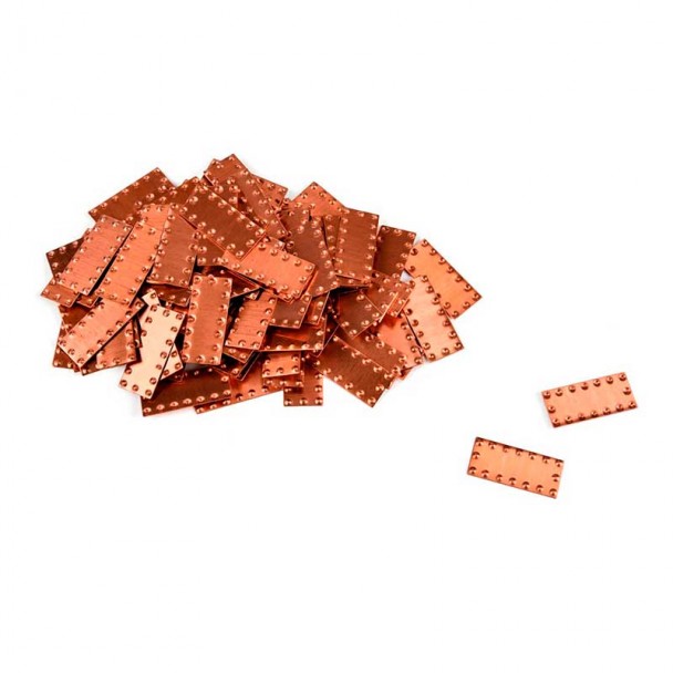 Placas de Cobre 8x18 mm (100 uds)