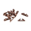 Guía de Estacha de Metal Bronceado (5 uds)