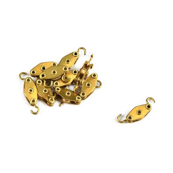 Garrucha de Latón 8x13 mm Tipo D