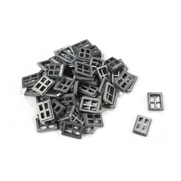 Ventana Metálica 4 Paneles 6,5x8,8 mm (10 uds)