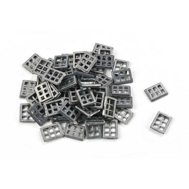 Ventana Metálica 6 Paneles 6,5x8,8 mm (10 uds)