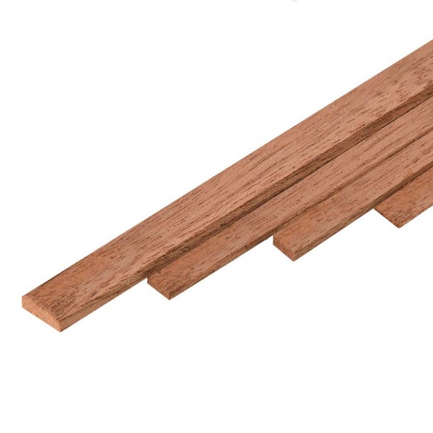 Chapa Forro de Caoba 0,5 x 4mm (25 uds)